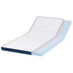 vidaXL Podložky na matrac Biela a modrá 90 x 190 cm – Obrázok 3