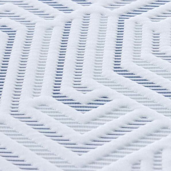 vidaXL Podložky na matrac Biela a modrá 90 x 190 cm – Obrázok 9