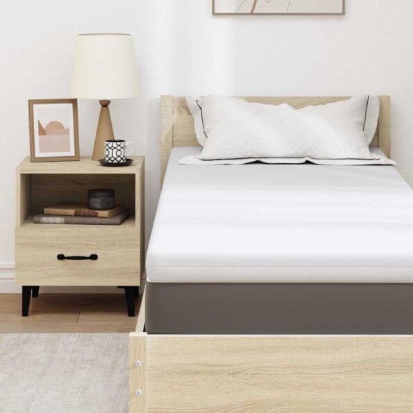 vidaXL Podložky na matrac Biela 80 x 200 cm – Obrázok 7