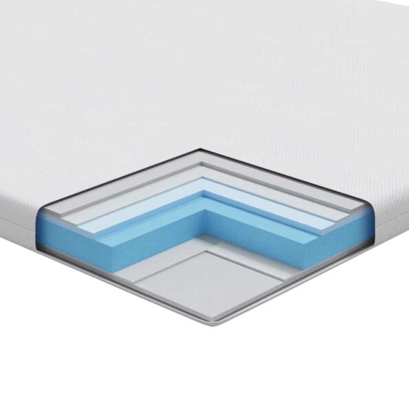 vidaXL Podložky na matrac Biela 90 x 200 cm – Obrázok 10