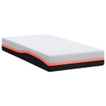 vidaXL Matrace Biela, šedá 100 x 200 cm – Obrázok 5