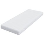 vidaXL Matrac Biela 80 x 200 cm žakárová tkanina – Obrázok 4