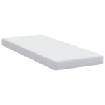 vidaXL Matrac Biela 80 x 200 cm žakárová tkanina – Obrázok 5