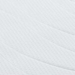 vidaXL Matrace Biela 100 x 200 cm 100% polyesterová tkanina – Obrázok 9