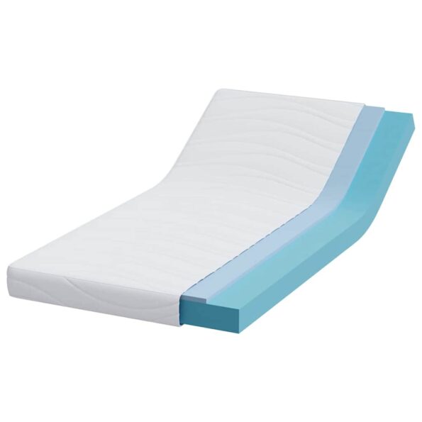 vidaXL Matrac Biela 120 x 200 cm žakárová tkanina – Obrázok 3
