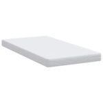 vidaXL Matrac Biela 120 x 200 cm žakárová tkanina – Obrázok 5