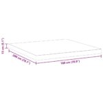 vidaXL Matrace Biela 180 x 200 cm 100% polyesterová tkanina – Obrázok 12