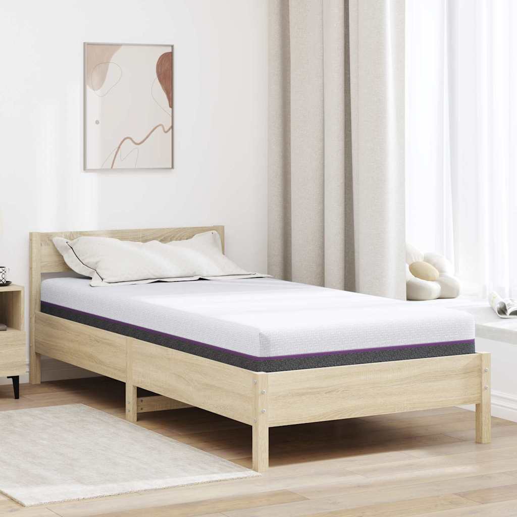4106325_1.jpg vidaXL Matrac Biela a šedá 90 x 190 cm žakárová tkanina – Obrázok 1