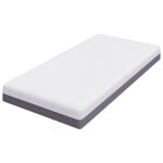 vidaXL Matrac Biela a šedá 90 x 190 cm žakárová tkanina – Obrázok 4