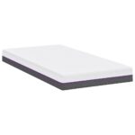 vidaXL Matrac Biela a šedá 90 x 190 cm žakárová tkanina – Obrázok 5