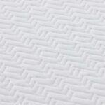 vidaXL Matrac Biela a šedá 200 x 200 cm žakárová tkanina – Obrázok 10