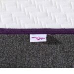 vidaXL Matrac Biela a šedá 200 x 200 cm žakárová tkanina – Obrázok 9