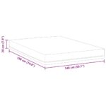 vidaXL Matrac Biela a modrá 140 x 190 cm žakárová tkanina – Obrázok 12