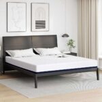 vidaXL Matrac Biela a modrá 180 x 200 cm žakárová tkanina