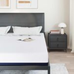 vidaXL Matrac Biela a modrá 180 x 200 cm žakárová tkanina – Obrázok 3