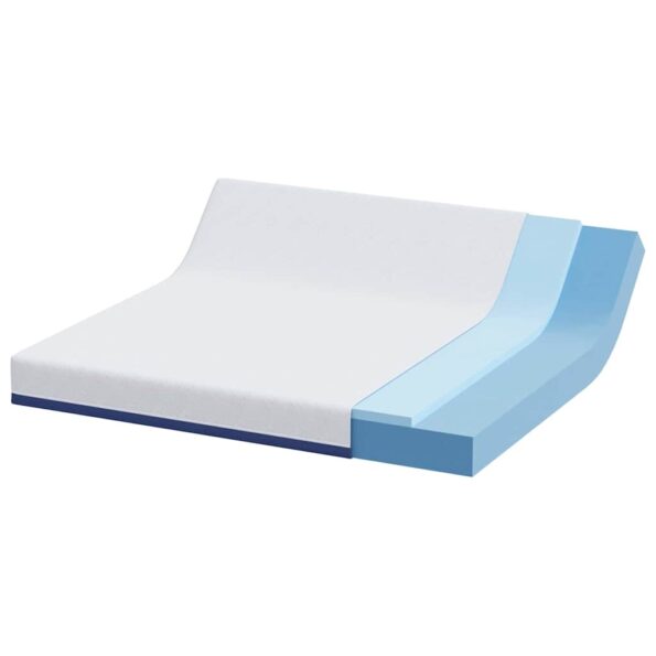 vidaXL Matrac Biela a modrá 180 x 200 cm žakárová tkanina – Obrázok 4