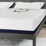 vidaXL Matrac Biela a modrá 180 x 200 cm žakárová tkanina – Obrázok 8
