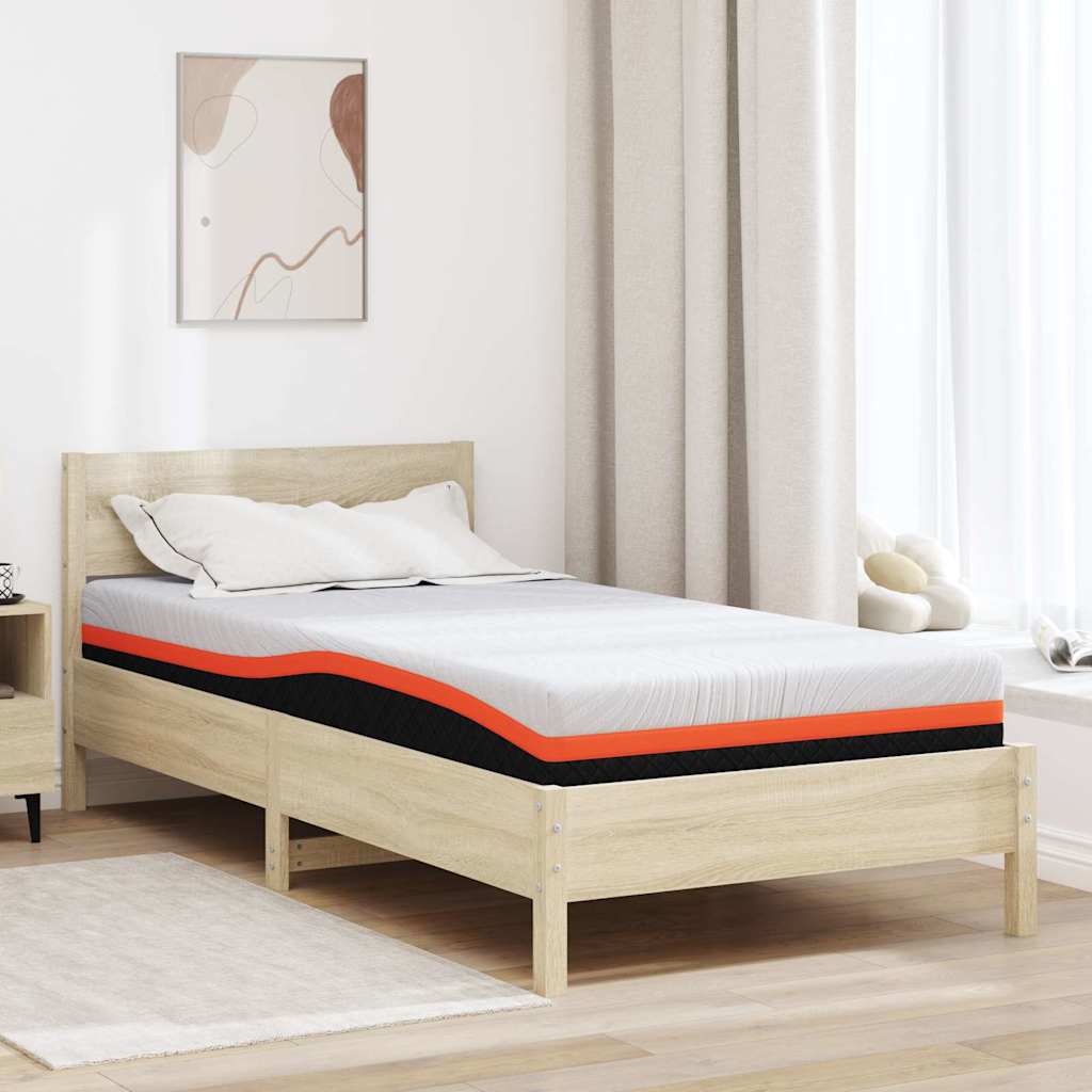 4106351_1.jpg vidaXL Matrac Biela a čierna 100 x 200 cm žakárová tkanina – Obrázok 1