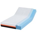 vidaXL Matrac Biela a čierna 100 x 200 cm žakárová tkanina – Obrázok 3