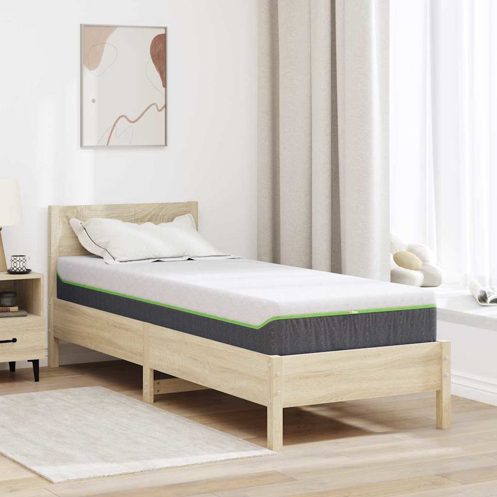 4106360_1.jpg vidaXL Matrac Biela a šedá 80 x 200 cm žakárová tkanina – Obrázok 1