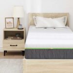 vidaXL Matrac Biela a šedá 80 x 200 cm žakárová tkanina – Obrázok 7