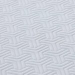 vidaXL Matrace Biela a šedá 100% polyesterová žakárová tkanina – Obrázok 10