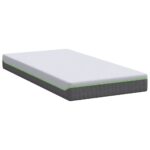 vidaXL Matrace Biela, šedá 90 x 200 cm – Obrázok 5