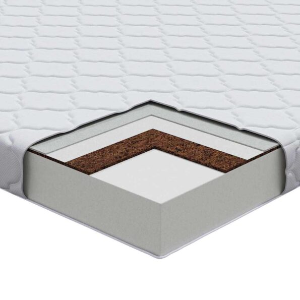 vidaXL Matrace Biela 200 x 180 cm 100% polyesterová tkanina – Obrázok 11