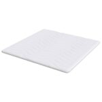 vidaXL Podložky na matrac Biela 180 x 200 cm Polyester bez lepidla – Obrázok 5