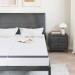 vidaXL Matrace 2 pcs Biela, šedá 70 x 190 cm Pletená látka – Obrázok 3