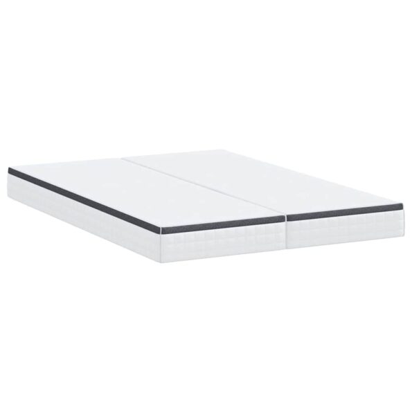 vidaXL Matrace 2 pcs Biela, šedá 70 x 190 cm Pletená látka – Obrázok 6