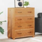 vidaXL Skrinkový so zásuvkou s úložiskom Hnedá Kompozitné drevo