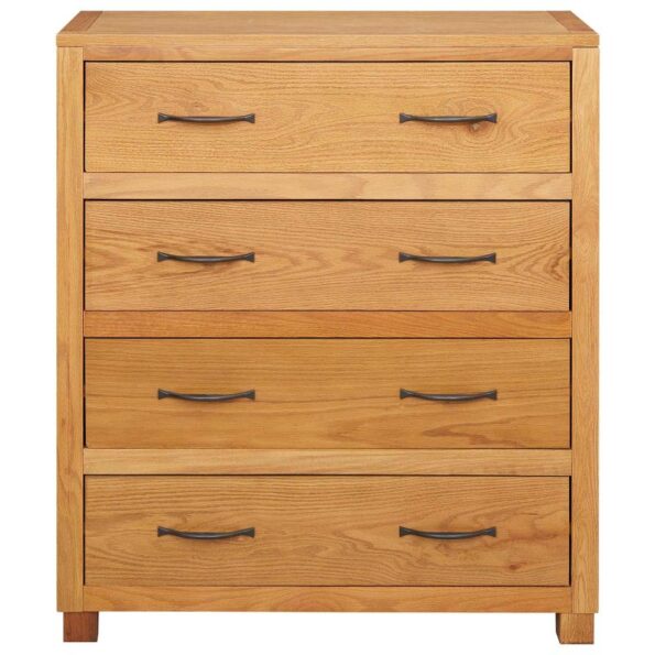 vidaXL Skrinkový so zásuvkou s úložiskom Hnedá Kompozitné drevo – Obrázok 4