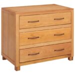 vidaXL Skrinkový so zásuvkou s úložiskom Hnedá Kompozitné drevo – Obrázok 2