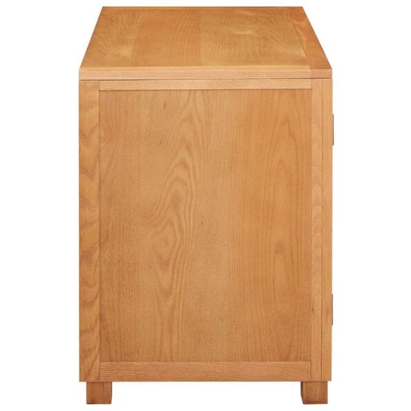 vidaXL Skrinkový so zásuvkou s úložiskom Hnedá Kompozitné drevo – Obrázok 5