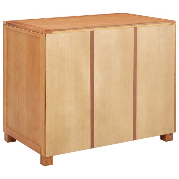 vidaXL Skrinkový so zásuvkou s úložiskom Hnedá Kompozitné drevo – Obrázok 6