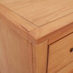 vidaXL Skrinkový so zásuvkou s úložiskom Hnedá Kompozitné drevo – Obrázok 7