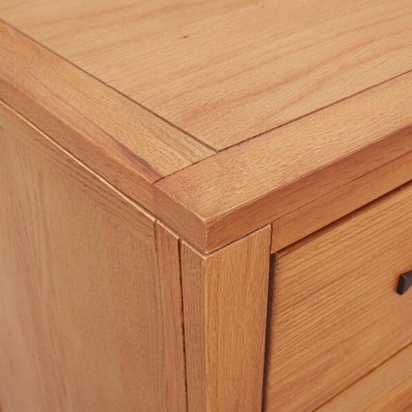 vidaXL Skrinkový so zásuvkou s úložiskom Hnedá Kompozitné drevo – Obrázok 7