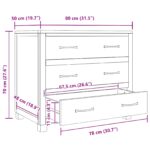 vidaXL Skrinkový so zásuvkou s úložiskom Hnedá Kompozitné drevo – Obrázok 9