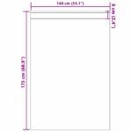 vidaXL Záclony na zatemnenie s krúžkami 2 pcs Horčicová žltá – Obrázok 7