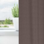 vidaXL Záclony na zatemnenie s krúžkami 2 pcs Tmavohnedá 140 x 140 cm – Obrázok 7