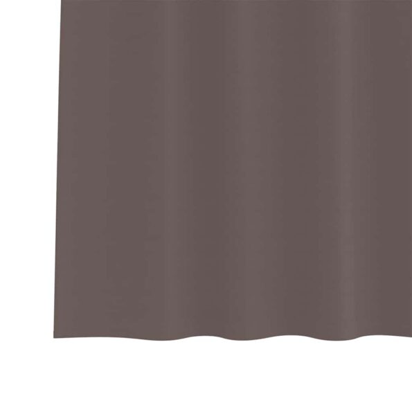 vidaXL Záclony na zatemnenie s krúžkami 2 pcs Tmavohnedá 175 x 140 cm – Obrázok 5