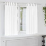 vidaXL Záclony na zatemnenie s krúžkami 2 pcs Čistá biela 175 x 140 cm