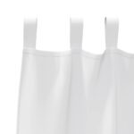 vidaXL Záclony na zatemnenie s krúžkami 2 pcs Čistá biela 175 x 140 cm – Obrázok 4