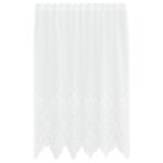 vidaXL Okenice so záclonami Biela 150 x 140 cm Polyester – Obrázok 2