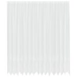 vidaXL Čipková záclona so záclonami Kvetinový Biela 400 x 280 cm Polyester – Obrázok 2