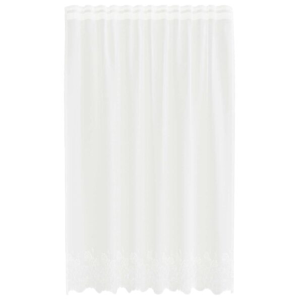 vidaXL Okenice so záclonami Biela 150 x 200 cm Polyester – Obrázok 2