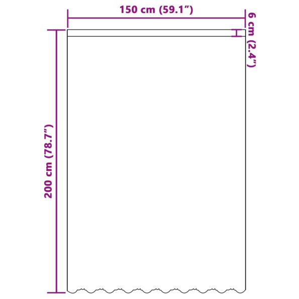 vidaXL Okenice so záclonami Biela 150 x 200 cm Polyester – Obrázok 8