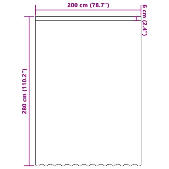 vidaXL Okenice so záclonami Kvetinový Biela 200 x 280 cm Polyester – Obrázok 8