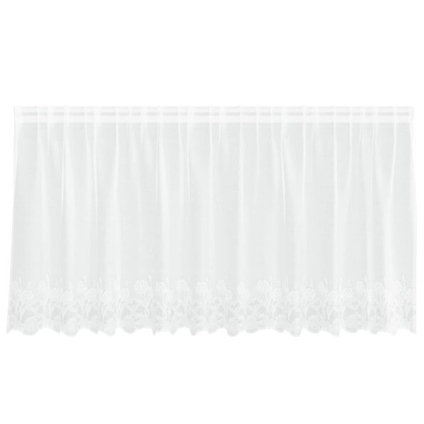 vidaXL Okenice so záclonami Biela 300 x 100 cm Polyester – Obrázok 2